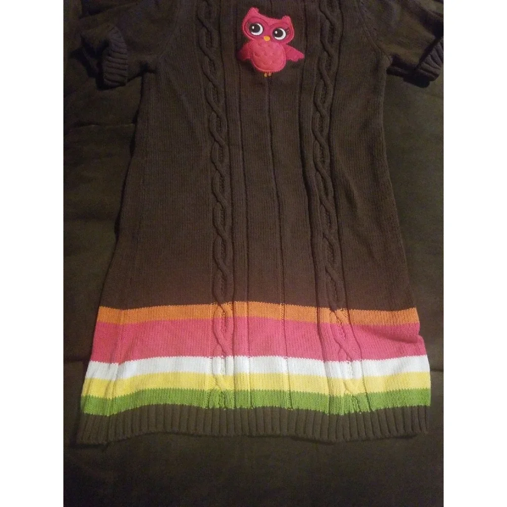 Gymboree fall homecoming owl dress 6
